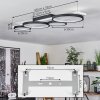 Rodekro Ceiling Light LED black, white, 1-light source