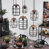 Husvik Pendant Light black, 6-light sources