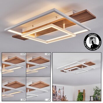 Pompu Ceiling Light LED Ecru, white, 1-light source
