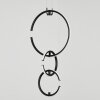 Chlak Pendant Light LED black, 3-light sources, Remote control