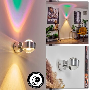 Indore Wall Light LED aluminium, 2-light sources