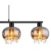 Globo CORRY Pendant Light black, 4-light sources