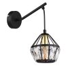 Globo LOIS Wall Light brass, black, 1-light source