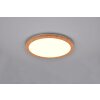 Reality Camillus Ceiling Light LED Wood like finish, white, 1-light source