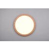 Reality Camillus Ceiling Light LED Wood like finish, white, 1-light source