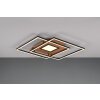 Trio Via Ceiling Light LED gold, black, 1-light source, Remote control