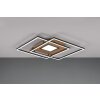 Trio Via Ceiling Light LED gold, black, 1-light source, Remote control
