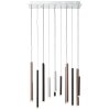 Brilliant Living Cembalo Pendant Light LED brown, 14-light sources