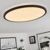 Tamesch Ceiling Light LED black, 1-light source, Remote control