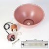 Chipou Pendant Light pink, 1-light source
