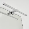 Morges mirror light LED chrome, 1-light source