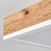 Salmi Ceiling Light LED brown, Wood like finish, white, 1-light source, Remote control