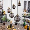 Charlet Pendant Light black, 5-light sources