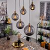 Charlet Pendant Light black, 5-light sources