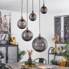 Charlet Pendant Light black, 5-light sources