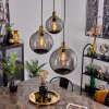 Charlet Pendant Light black, 3-light sources