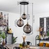 Charlet Pendant Light black, 3-light sources