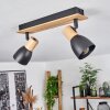 Kouek Ceiling Light Ecru, black, 2-light sources