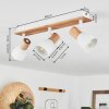 Kouek Ceiling Light Ecru, white, 3-light sources