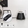 Atabueira Table lamp LED black, 1-light source, Colour changer