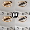 Cajean Ceiling Light LED black, 1-light source