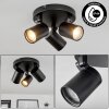 Khnar Ceiling Light black, 3-light sources