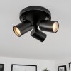 Khnar Ceiling Light black, 3-light sources