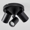 Khnar Ceiling Light black, 3-light sources