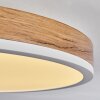 Salmi Ceiling Light LED brown, Wood like finish, white, 1-light source