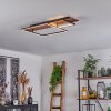 Pompu Ceiling Light LED Ecru, black, 1-light source