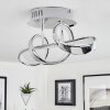 Dauntey Ceiling Light LED chrome, 1-light source