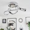 Dauntey Ceiling Light LED chrome, 1-light source