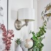 Manhenha Wall Light matt nickel, 1-light source