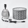Osorno Table lamp chrome, black, 1-light source