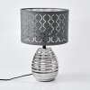 Osorno Table lamp chrome, black, 1-light source