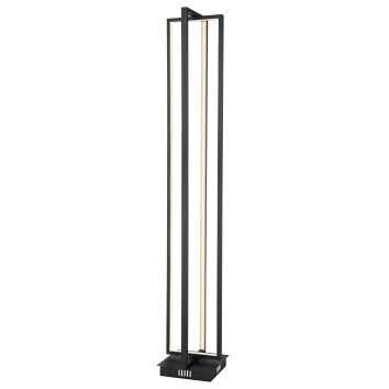 Globo FLIPS Floor Lamp LED black, 1-light source, Remote control