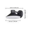 Eglo NINNARELLA Outdoor Wall Light LED black, 1-light source