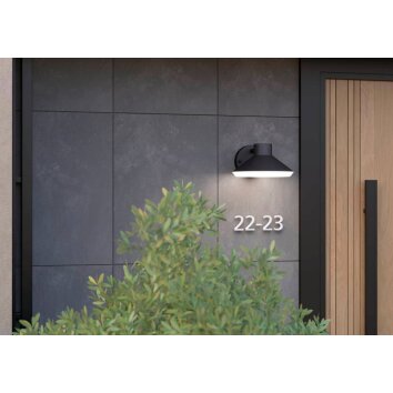 Eglo NINNARELLA Outdoor Wall Light LED black, 1-light source