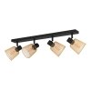 Eglo COSLADA Ceiling Light black, 4-light sources