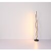 Globo GERONIMO Floor Lamp LED Wood like finish, black, 1-light source