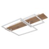Globo VANNI Ceiling Light LED Wood like finish, white, 1-light source