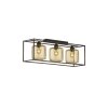 Fischer & Honsel Caydo Ceiling Light black, 3-light sources