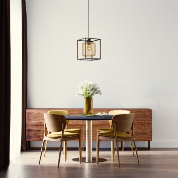 Fischer & Honsel Caydo Pendant Light black, 1-light source