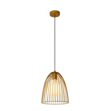 Lucide MACARONS Pendant Light yellow, 1-light source