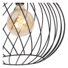 Lucide DANZA Ceiling Light black, 1-light source