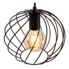 Lucide DANZA Pendant Light black, 1-light source