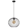Lucide DANZA Pendant Light black, 1-light source