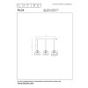 Lucide FILOX Pendant Light black, 3-light sources
