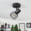 Piment Ceiling Light black, 1-light source