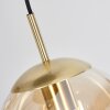 Verbania Pendant Light brass, black, 5-light sources